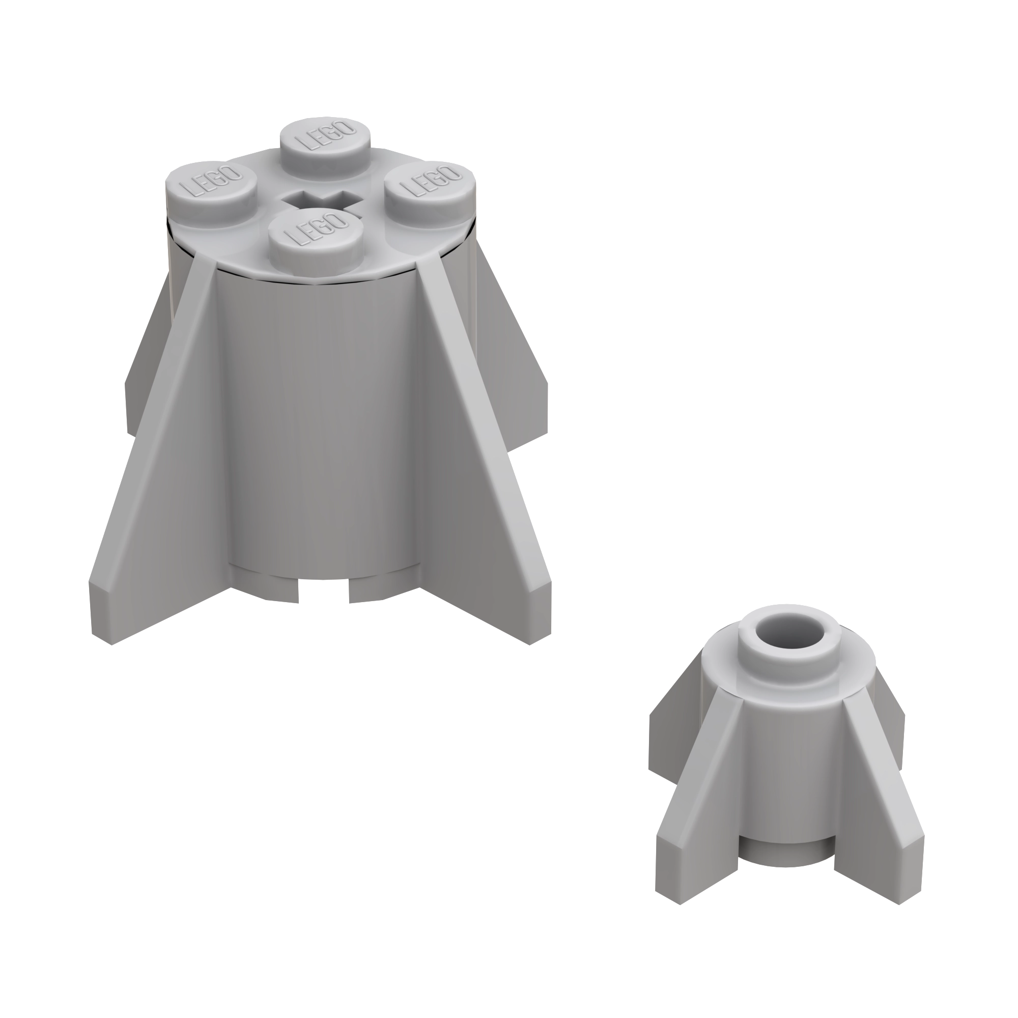 Brick Round With Fins