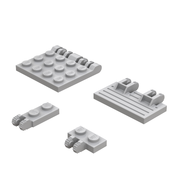 Plate With Friction Fork