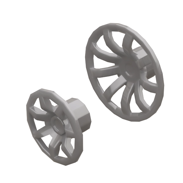 Wheel Cover With Cross Axle