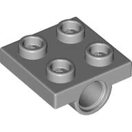 Plate With Horizontal Hole 2x2 (Reversed Double)