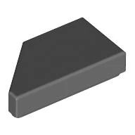 Flat Tile 1x2 (Wedge Right)