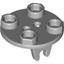 Plate With Wheel Holder 2x2 (Round)