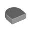 Flat Tile - Half Ovale 1x1