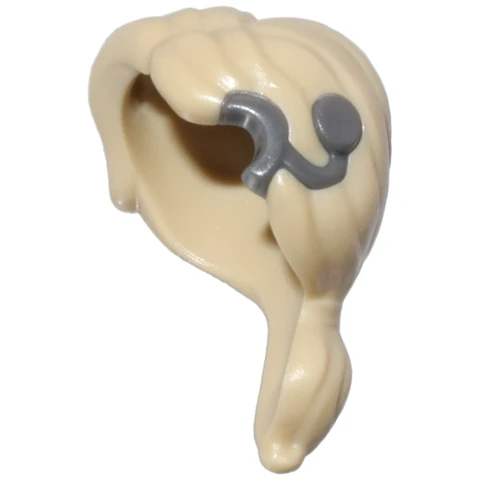 Long Hair With Ponytail and Cochlear Implant