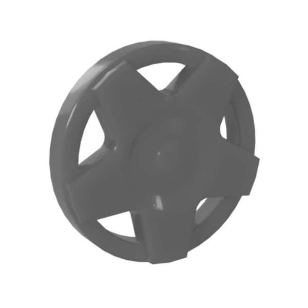 Hub Cap Ø15mm With 5 Spoke Wide