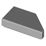 Flat Tile 1x2 (Wedge Left)