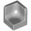 Wall Element With Rounded Corners - Corner - 1x1 H1