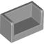 Wall Element With Rounded Corners - Double Corner - 1x2 H1