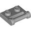 Plate With Shaft Ø3.2 1x2 (Shaft On Length)
