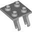 Plate With Wheel Holder 2x2 (Square)