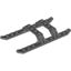 Skid Landing Gear 12x6 H1.1/3