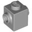Brick With Knobs H1 1x1 (2 sides - 2 Knobs)