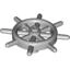 Ship Wheel With Pin